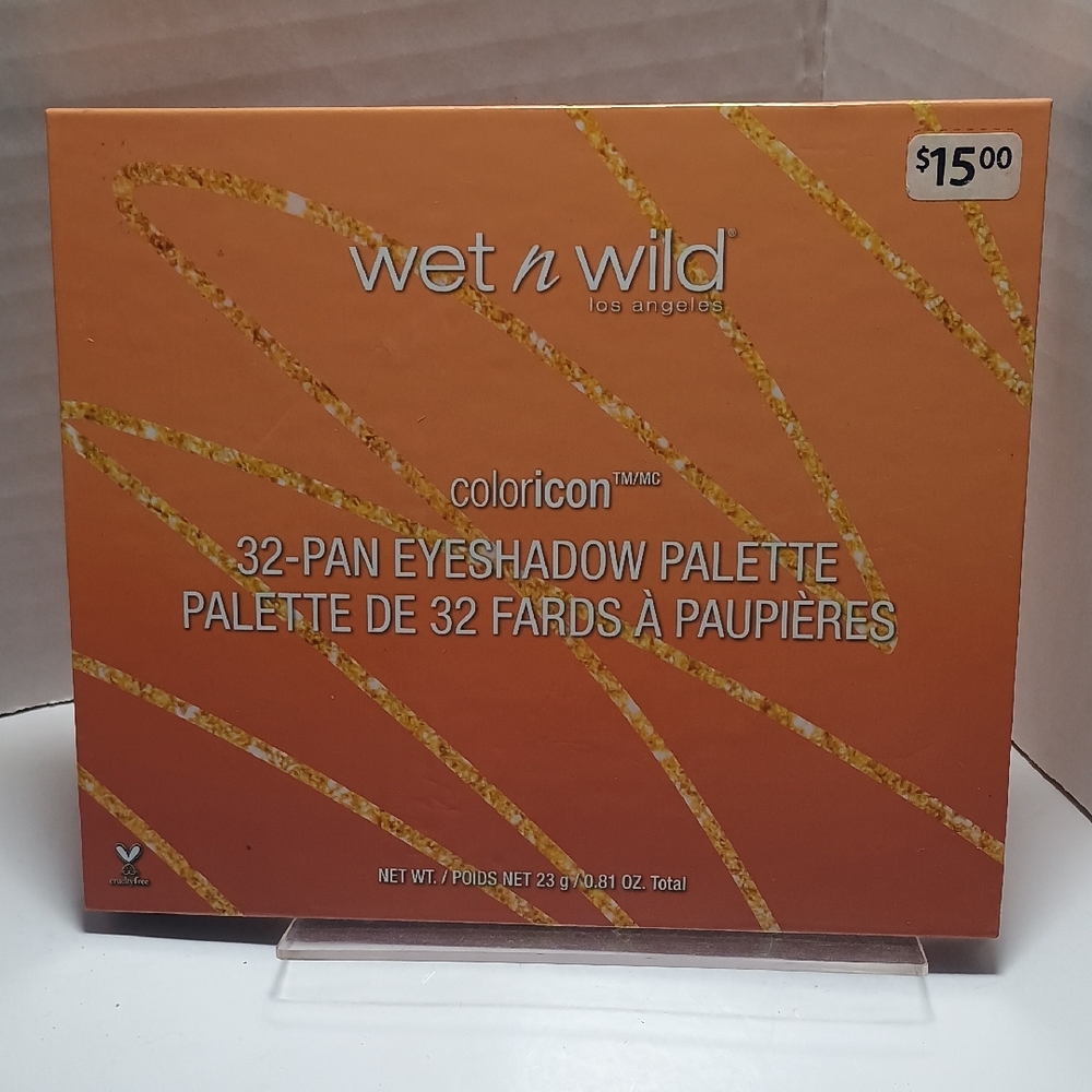 Wet n Wild Coloricon 32-Pan Eyeshadow Palette - Orange and Gold